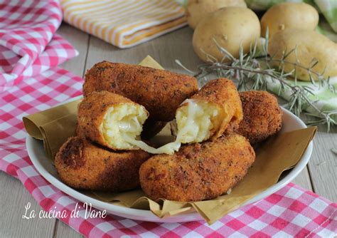 CROCCHETTE Di PATATE Filanti Con Cuore Di Formaggio Ricetta Antipasto