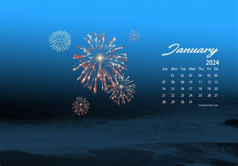 January 2024 Desktop Wallpaper Calendar - CalendarLabs