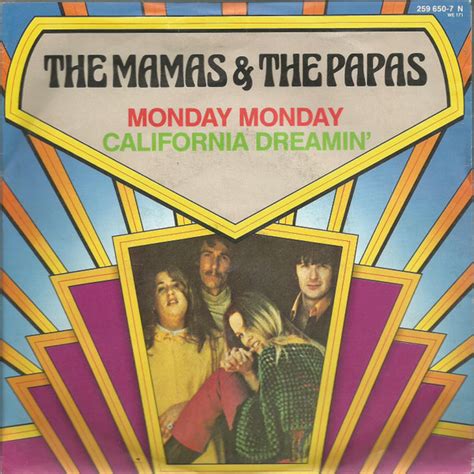 The Mamas And The Papas Monday Monday California Dreamin 1984 Vinyl Discogs