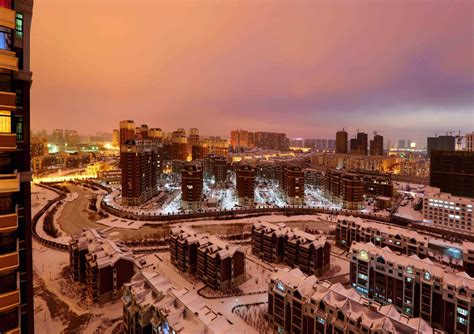 Prima Grande Bufera Di Neve Della Stagione In Cina Scuole Chiuse E