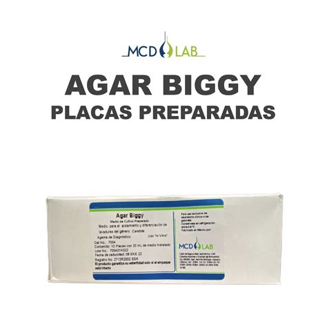 Agar Biggy Placas Preparadas Mcd Lab Quimex