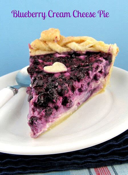 Blueberry Cream Cheese Pie Taste Of Recipe