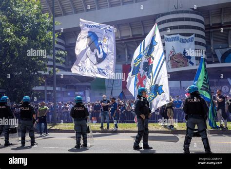 Milan,Italy, may 23 2021 - f.c. Inter fans celebrations for winning of ...