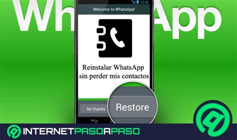 REINSTALAR WHATSAPP Guía paso a paso 2025