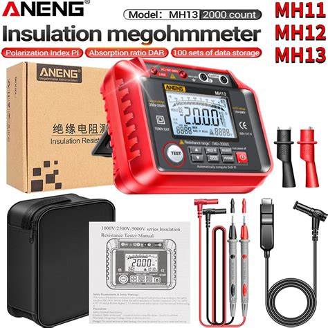 ANENG MH13 MH12 MH11 Digital Megohmmeter Insulation Earth Resistance