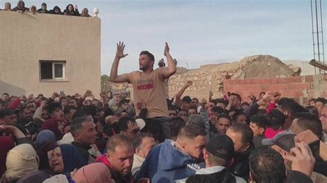 Nizar Issaoui Protests At Funeral Of Tunisian Footballer Who Set