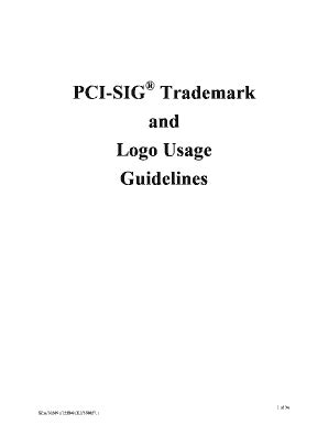 Fillable Online PCI SIG Trademark Fax Email Print PdfFiller