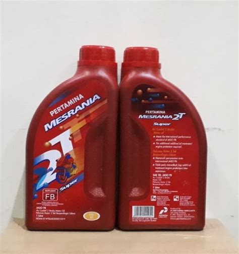 Jual Pertamina Mesrania 2T Super Oli Samping 1 Liter Dijamin Asli Di