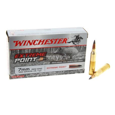 WINCHESTER 7mm Rem Mag EXTREME POINT 140grs