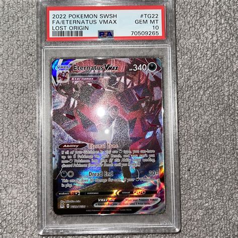 Mavin Pokémon TCG Eternatus VMAX Lost Origin Trainer Gallery TG22