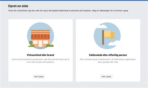 Sådan opretter du en side på Facebook I Bo we dk