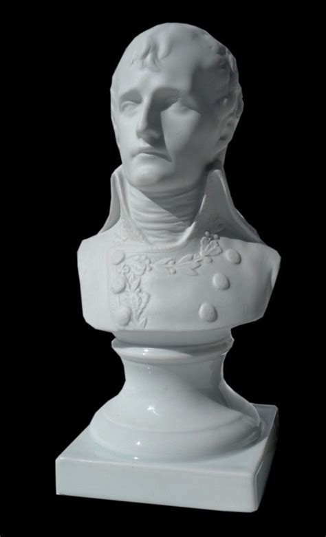 Proantic Buste En Biscuit Porcelaine De Limoges Bonaparte Premier C