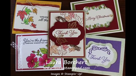 New Stampin Up Blended Seasons Bundle Watercolor Pencils For August