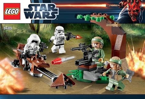 Lego Instructions For Set Endor Rebel Trooper And Imperial Trooper