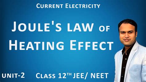 Joule S Law Of Heating Effect Electric Power Energy Current