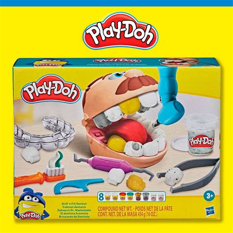 Conjunto De Massinha Play Doh Brincando De Dentista F Ponto