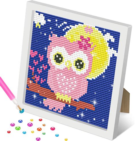 Amazon Mogtaa Owl Diamond Painting Kits For Adults Beginners With