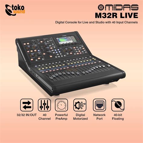 Jual Midas M32r Live 40 Channel Digital Mixer Shopee Indonesia