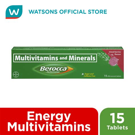 BEROCCA Mixed Berries Vitamin B Complex Ascorbic Acid Calcium