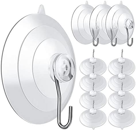 SystemsEleven Suction Cup 32mm PVC Suction Cups With Metal Hooks