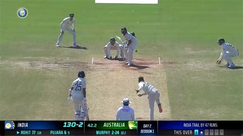 India Vs Australia 1st Test Match Day 2 Highlights Full Match