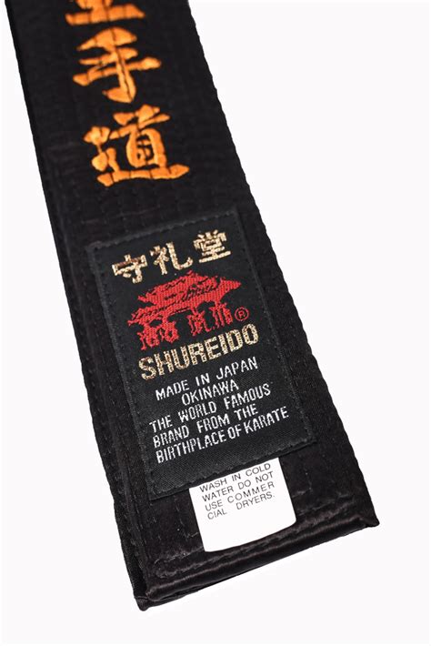 SHUREIDO BLACK SATIN – Shureido – Karate WKF Kumite Karategi Karatedo ...