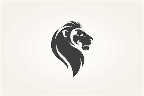 Classic Lion S Head Logo Vector Design Graphic By Blazybone Creative