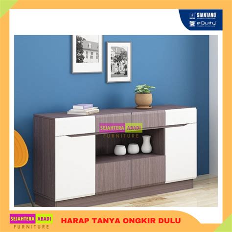 Jual Lemari Cabinet Buffet Rak Serbaguna Multi Purpose Sideboard Meja