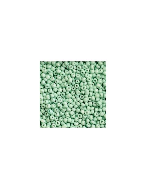 Mini Perle De Rocaille Mm Vert Pastel Pour Tissage