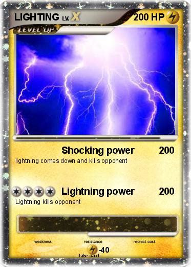 Pokémon Lighting 528 528 Shocking Power My Pokemon Card