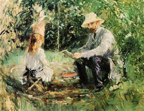 Julie And Eugene Manet 1883 Berthe Morisot