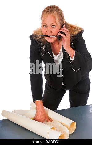 Mature Woman Running Isolated On A White Background Stock Photo Alamy