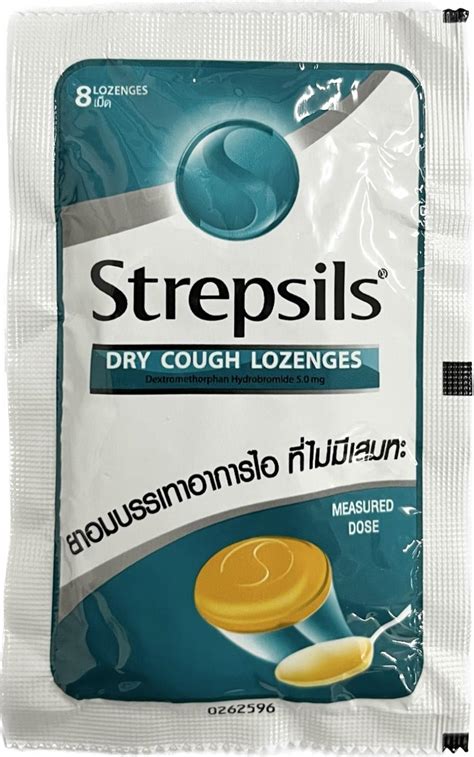 Strepsils Dry Cough Lozenges S Dextromethorphan