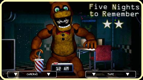 Five Nights To Remember FNaF Fan Game Full Walkthrough Night 1 6