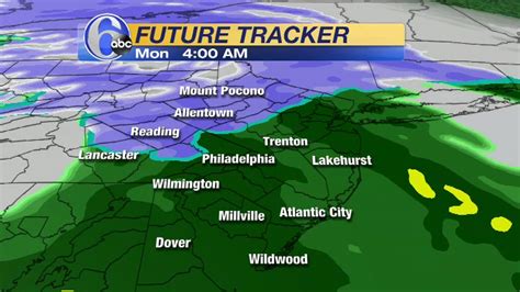 Weather Maps Wintry Mix Sunday Night Into Monday Morning 6abc