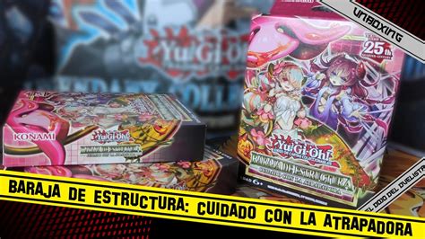 Yu Gi Oh JCC Baraja De Estructura Cuidado Con La Atrapadora