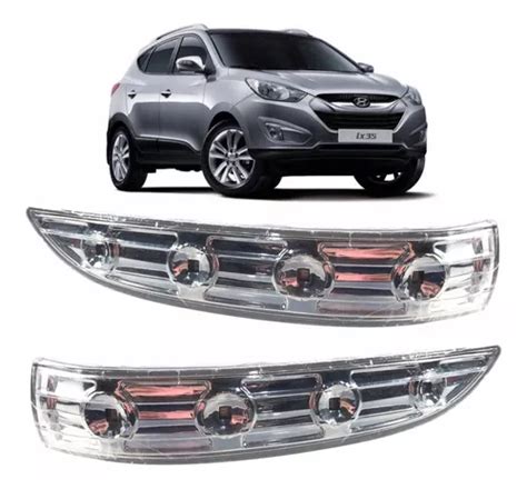 Par 2x Lente Do Pisca Led Do Retrovisor Hyundai Ix35 Importado 2010