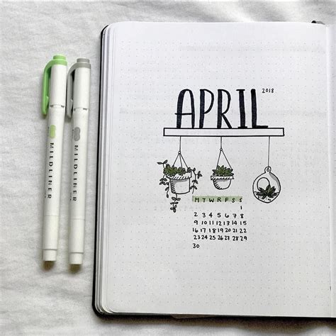 Get Ready For More April Bujo Spreads This Week Because Im So Proud