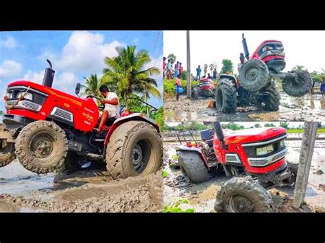 Mahindra Arjun Di Stuck In Heavy Mud Mahindra Arjun Di