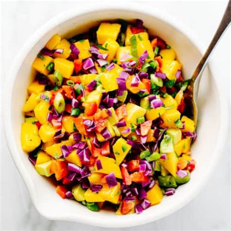 Easy And Delicious Mango Avocado Salsa Pinch And Swirl