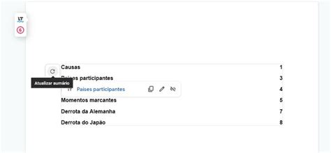 Como fazer sumário no Google Docs