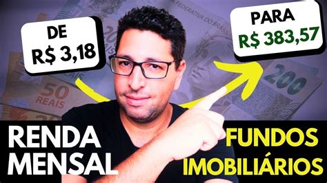 RENDA MENSAL FUNDOS IMOBILIÁRIOS INVESTINDO POUCO DINHEIRO YouTube