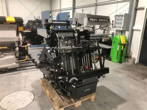 Usada Heidelberg Tiegel TP Hot Foil Machine Para La Venta Es Pressdepo
