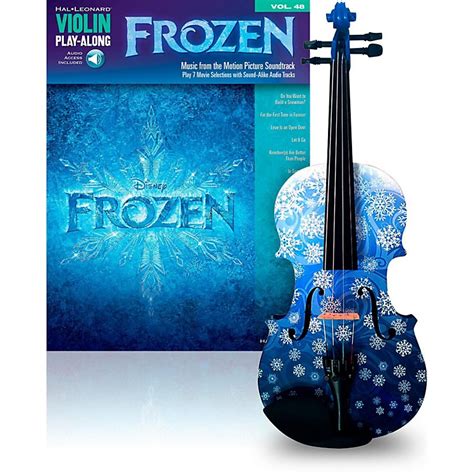 Rozanna's Violins Snowflake 4/4 Violin Outfit with Disney Frozen Songbook | Music123