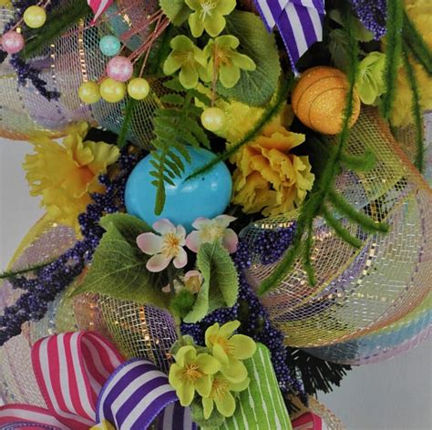 Easter Swag Front Door Easter Decor Etsy