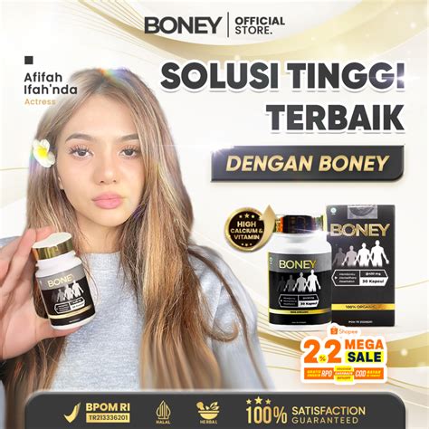 Jual Boney Kapsul Peninggi Herbal Naik 5 15 Cm Bantu Tinggiin Badan