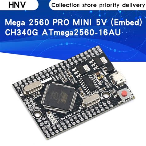 Mega Pro Mini V Embed Ch G Atmega Au With Male