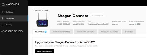 AtomOS 11 upgrade for Ninja V, Ninja V+ and Shogun Connect – Support - Atomos