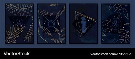 Abstract Composition Art With Nude Female Vector Image