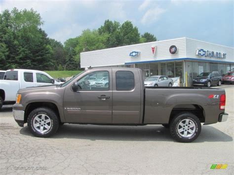 2008 Medium Brown Metallic Gmc Sierra 1500 Sle Extended Cab 4x4